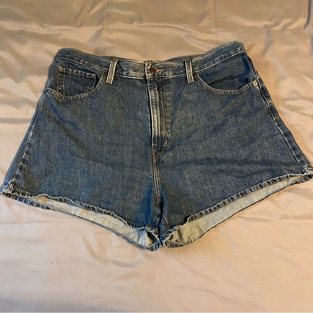 Levi’s High Waisted Mom Jean Shorts